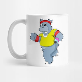 Hippo at Running Mug